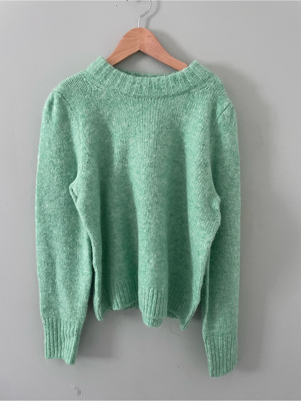 J. Crew Mint Green Crewneck Sweater